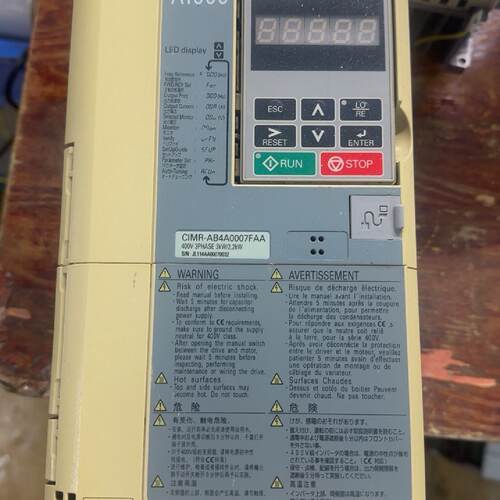 溢价-安川A1000变频器CIMR-AB4A0007FAA，3KW