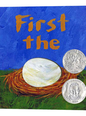 英文原版First the Egg  先有蛋  2008凯迪克银奖精装绘本进口书籍