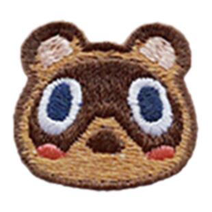 动森周边刺绣布贴DIY任天堂IPAD装饰自粘贴茶茶丸 豆狸 吕游 杰克