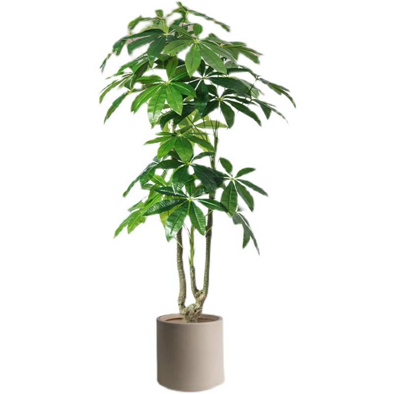 仿真绿植高端轻奢发财树室内客厅装饰橱窗摆件盆栽仿生植物假绿植