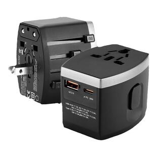 新款国际旅游转换插头typec30W充电头香港泰国全球通多功能插座