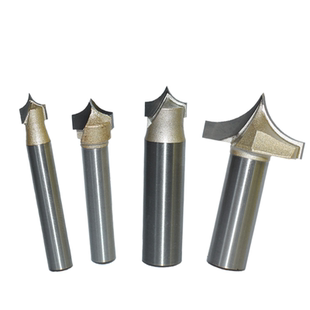 浪潮专业级尖嘴雕刻刀木工修边机工艺缝修边倒角锣刀雕刻铣刀尖角