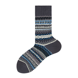 BEEFF“冬天的海”Villag民族袜 阿美咔叽复古加厚无骨 秋冬保暖