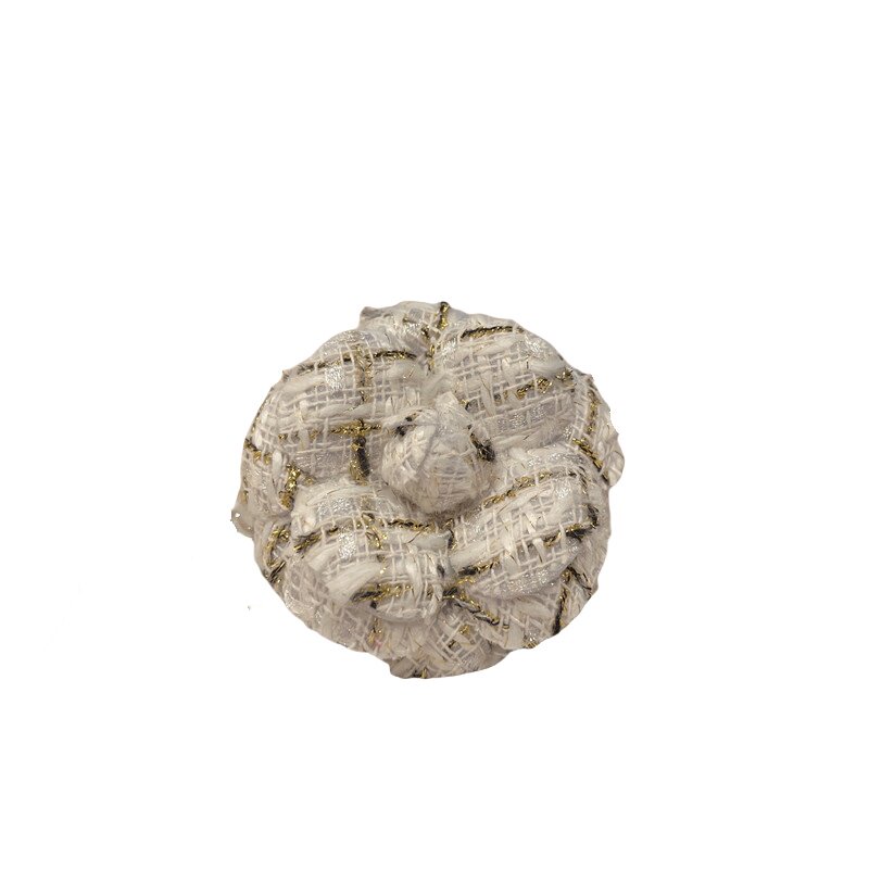 粗毛呢山茶花胸针富家千金风外套配饰秋冬bi入复古设计胸花高级女