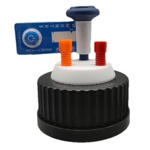 GL38/40/45溶剂瓶安全盖带空气阀 HPLC液相色谱仪流动相瓶螺纹盖