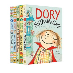 英文原版 Dory Fantasmagory 多莉幻想曲 1-7册 小学生课外阅读章节书 校园成长故事 幻想小说 兰斯值560-650L