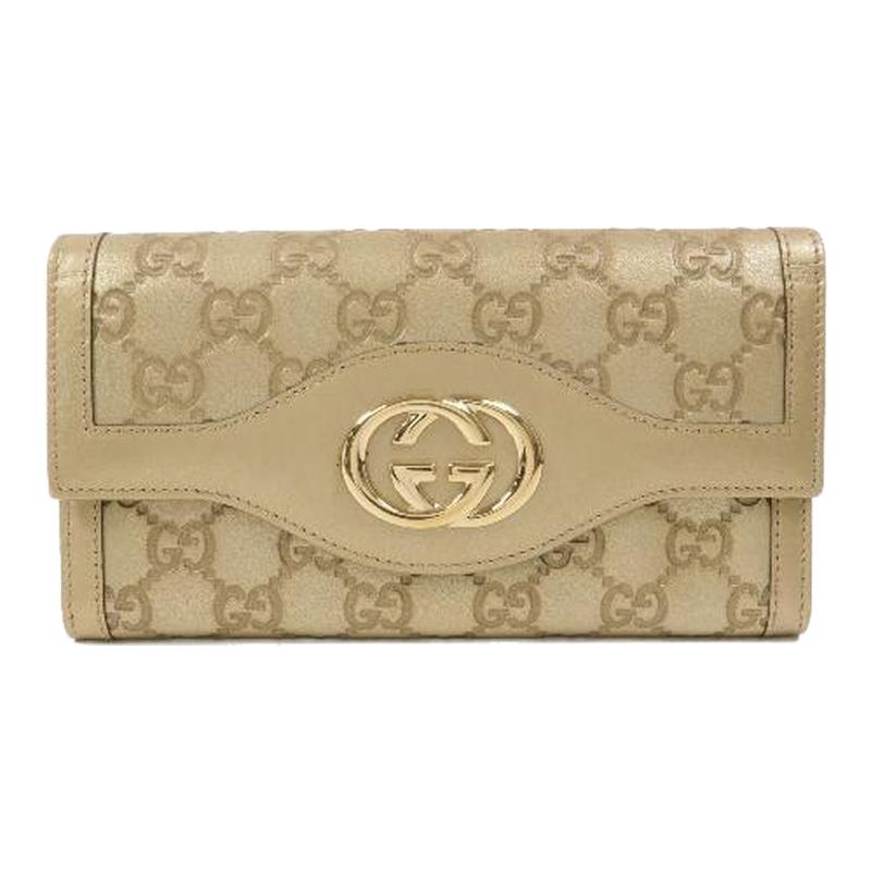 中古Gucci古驰长钱包レディース