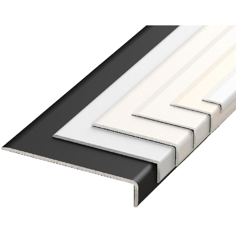 L型铝合金收边条7字瓷砖收口条地板压边条金属压条直角阳角封边条
