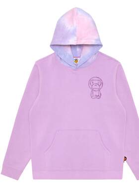 BABYMILO秋冬扎染连帽厚款卫衣