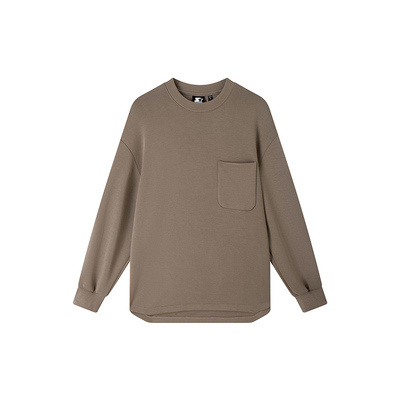 STARTER长袖T恤2024秋季新款男款宽松休闲百搭户外通勤圆领上衣