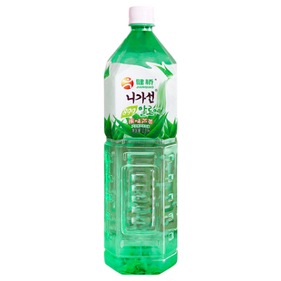 健桥1.5升大瓶装芦荟粒饮品聚餐解腻清爽果肉爽脆芦荟汁厂家直销