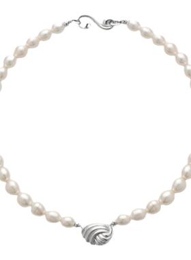 UNEND逐浪雕塑珍珠Tsunami项链