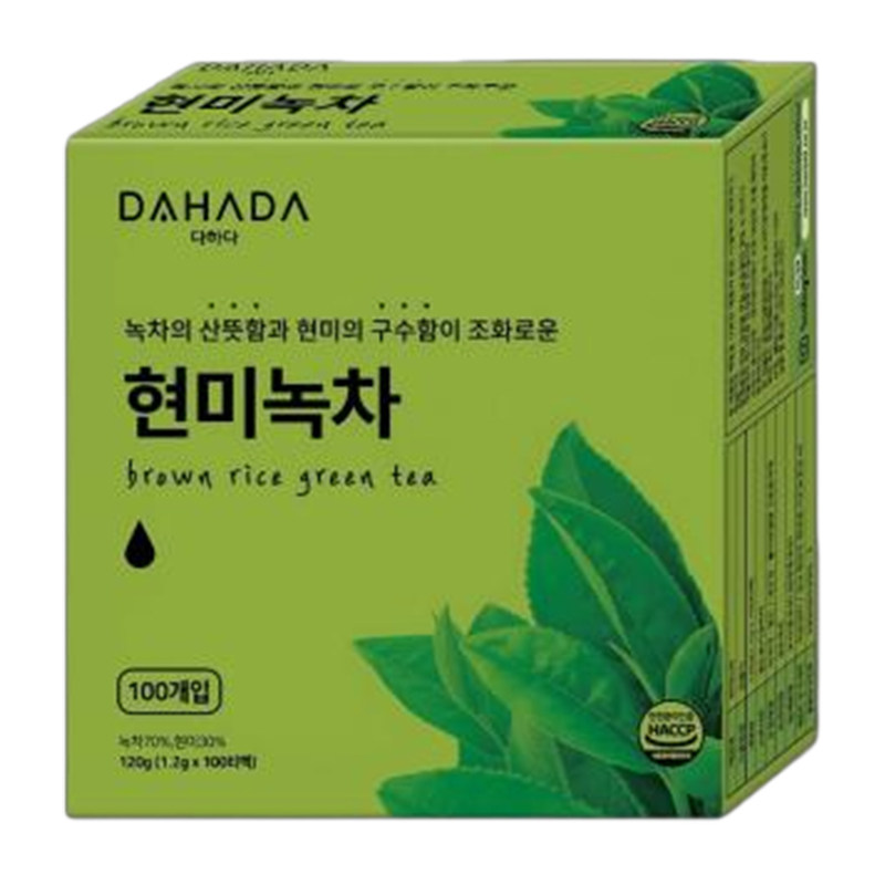韩国DAHADA玄米绿茶独立包装冲泡