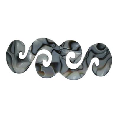 巴黎小众设计*波浪造型发夹