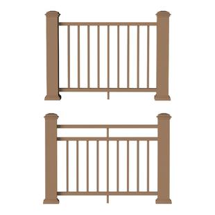 塑木护栏围栏户外花园庭院扶手栅栏防腐露台栏杆湖边公园占到景区