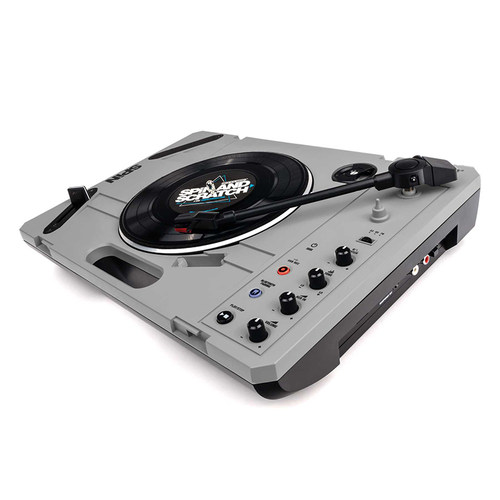 Reloop SPIN 便携式Scratch 搓碟黑胶小唱机 DJ磨盘打碟机送唱片