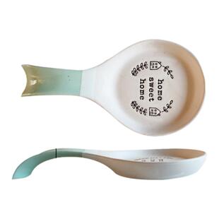 吃播手拿碟 嗦螺蛳粉神器创意陶瓷佐料碟子调味碟勺托锅铲托微瑕