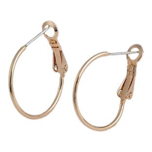 S925纯银 耳环扣 大耳圈可开耳圈扣 DIY手工自制耳饰品材料配件