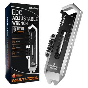 户外露营多功能游标尺小撬棒钛合金户外卡尺多功能套装便携式扳手