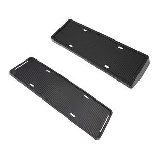 乔氏适用特斯拉焕新版ModelY新能源车牌保护框牌照框改装定制配件