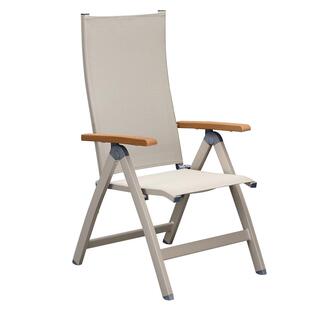 诗乐尔休闲折叠椅子坐睡三用高端家用航空铝合金午休阳台户外躺椅