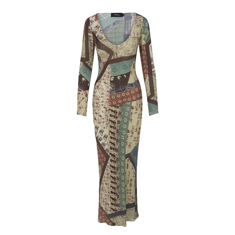 RealisationPar 连衣裙复古中古风真丝长裙 The Colette