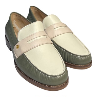Cole Haan/歌涵 女鞋时尚潮流拼接色乐福鞋春秋舒适超轻复古百搭