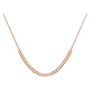 Julius/聚利时几何方块项链女款2026新款爆款925银生日礼物送女友