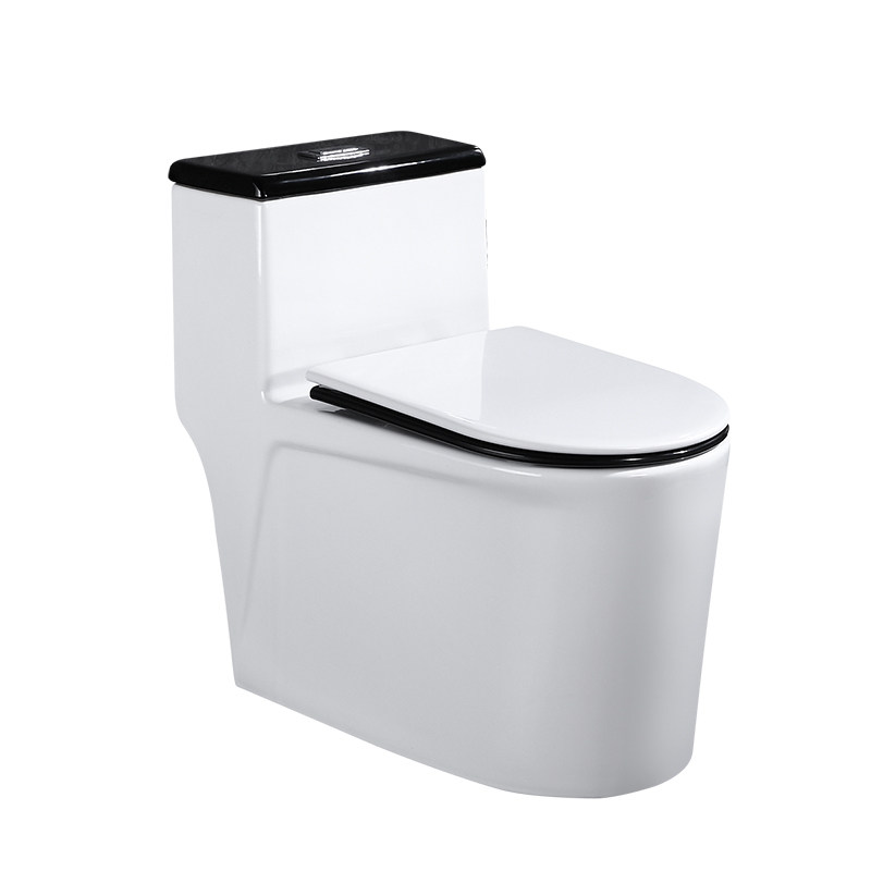 九牧王家用黑白马桶坐便器10.0大管道虹吸式防冻静音防臭防溅一体