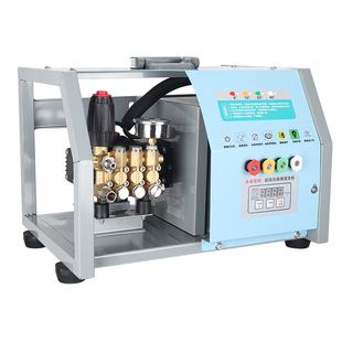 藤原挂壁式洗车机商用变频高压洗车店专用大功率工业清洗机水枪泵