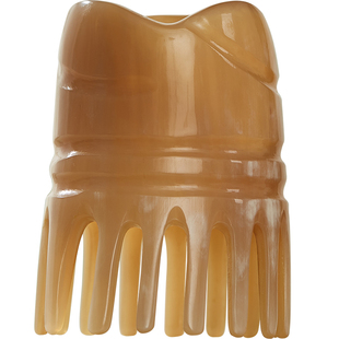 初心天然正品牛角圆筒头疗按摩梳子刮头皮经络梳头部洗头家用养生