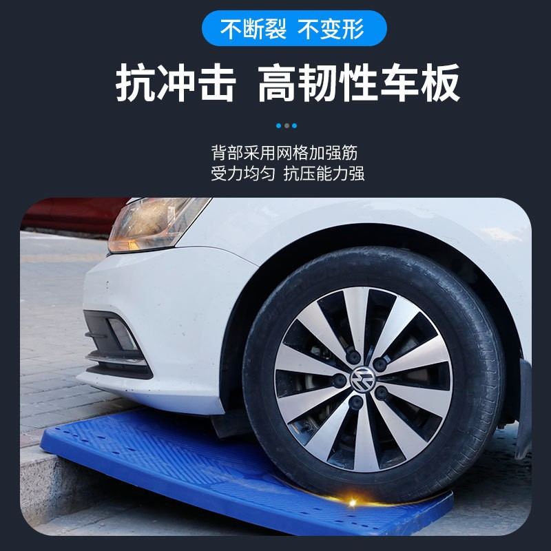 手推车塑料平板搬运车货物小推车可折叠便携家用超市拉货平板车