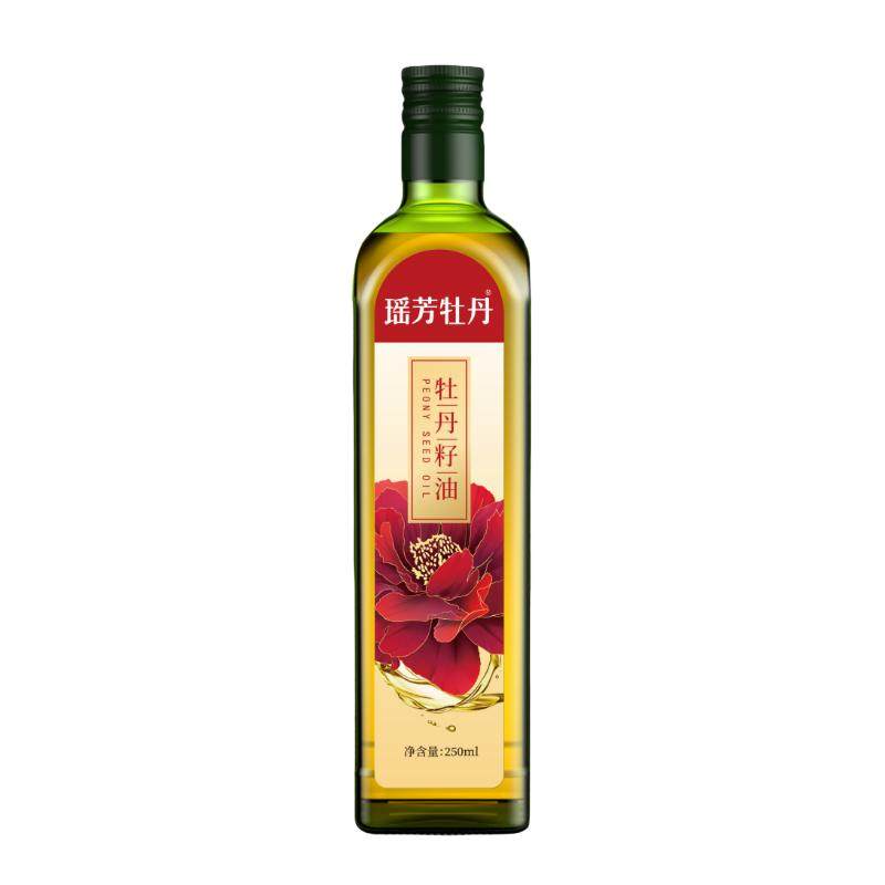 有机认证纯牡丹籽油冷榨250ml/瓶