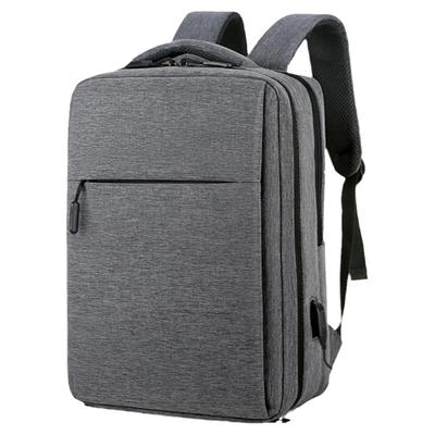 多隔层双肩电脑包防水防震大容量