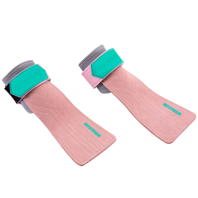 勇士征战运动健身牛皮女士助力带劳撸铁拉练背硬拉引体之星护掌