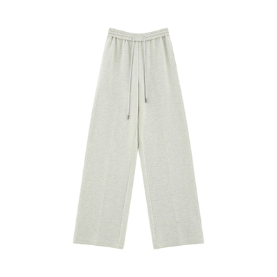 松弛感免打理可机洗拖地裤