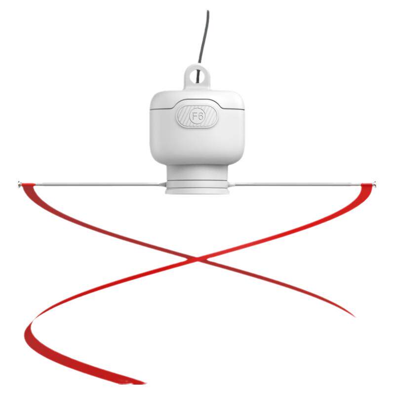 物克VVU&CCO USB充电式电动赶苍蝇神器伸缩小吊扇熟食卤菜摆摊小风扇餐饮店驱赶苍蝇商用带遥控器可调节档位