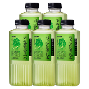 碧山村羽衣甘蓝青瓜水500ml*5瓶装茉莉薏米水普洱黑豆水植物饮料