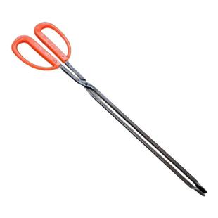 家用铁火钳煤炭夹子烧火钳子烧烤钳子环卫工人拾取镀锌垃圾夹子