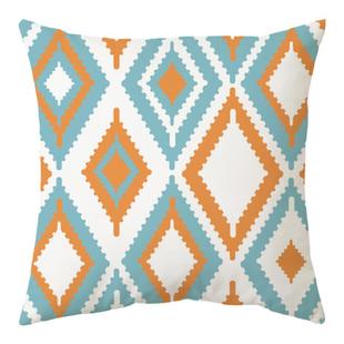 北欧几何图形抱枕创意简约办公室客厅亚麻现代极简风腰靠汽车靠垫