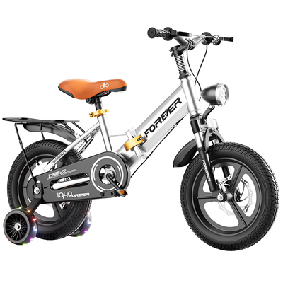 新款折叠永久儿童自行车男孩3岁到6岁到12岁脚踏童车宝宝减震单车