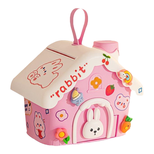 存钱罐女孩2025新款储蓄罐防摔可取可存儿童网红高颜值卡通多功能