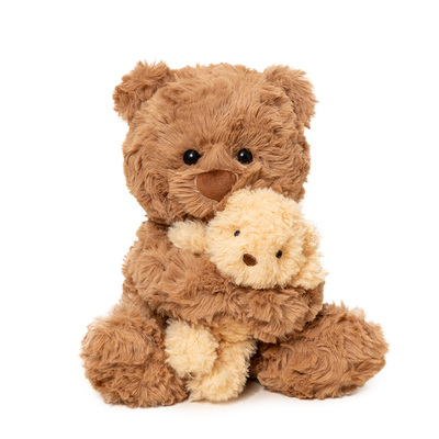 正版抱抱亲子熊玩偶公仔泰迪熊