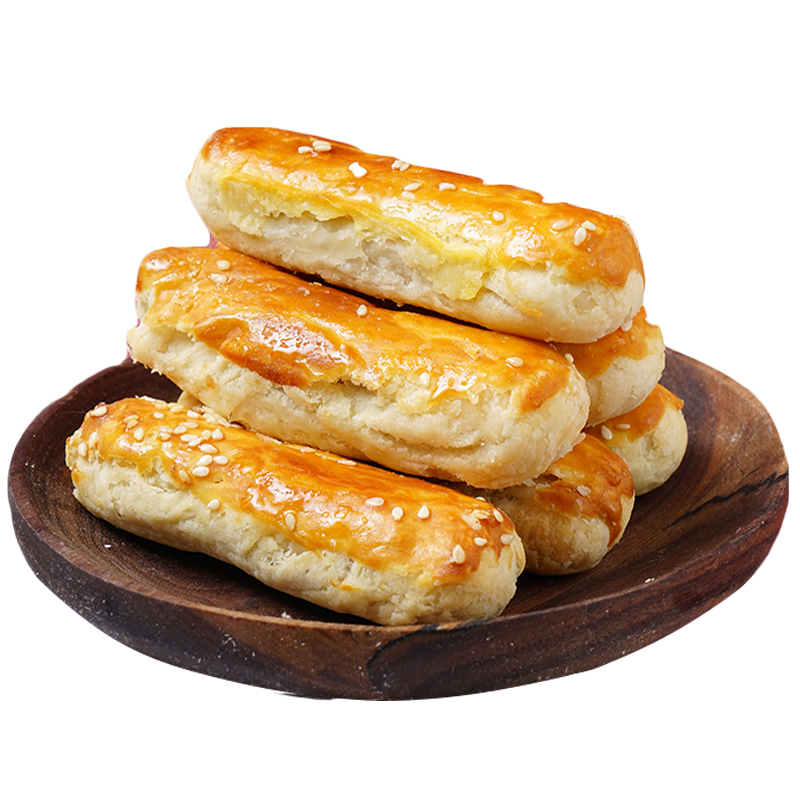 北京特产京隆牛舌饼正宗传统中式酥皮糕点心老式手工独立包装零食