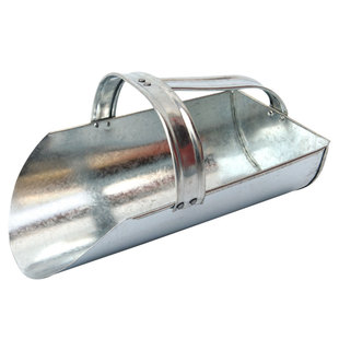 兽用加厚铁铲子饲料铲子养殖场粮食铲饲料勺小戳子添料斗加料斗瓢