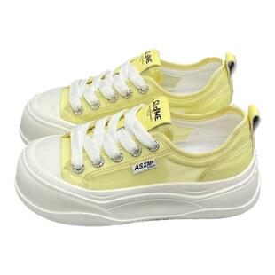 网面透气轻便厚底小白鞋女2026夏季新款百搭舒适增高软底休闲板鞋