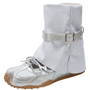 EBLAN/伊伴芭蕾舞运动玛丽珍鞋女2026春季新款厚底德训堆堆短筒靴