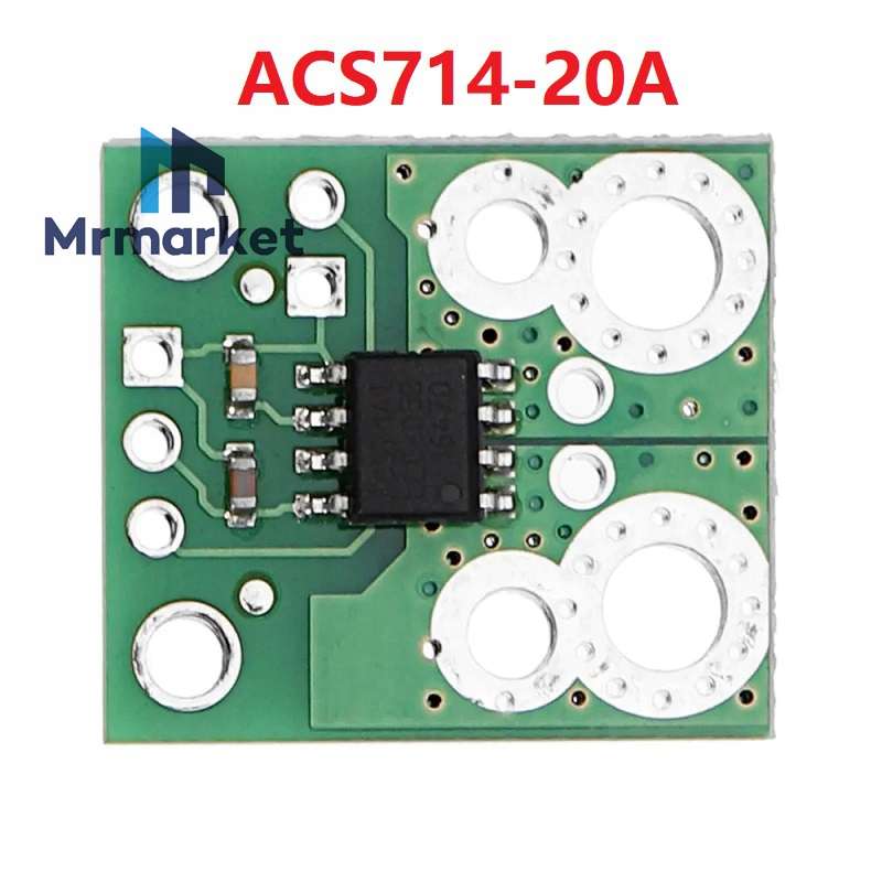 ACS714模块5A 20A 30A量程电流检测板 ACS714霍尔电流传感器