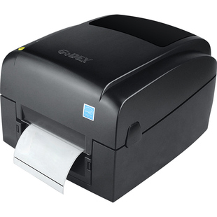 GoDEX科诚EZ130条码不干胶标签打印机二维条形码贴纸碳带水洗唛超市商品用珠宝吊牌价格合格证铜版热敏亚银纸