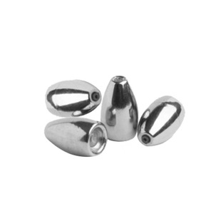 合金子弹铅塑芯不伤线钱塘路亚德州卡罗钓组铅坠压铸防挂通心腰鼓